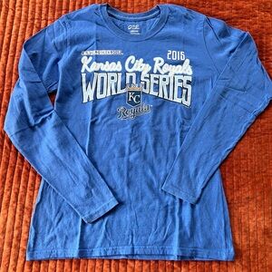 Port and Company Blue Kansas City Royals Long Sleeve Tee